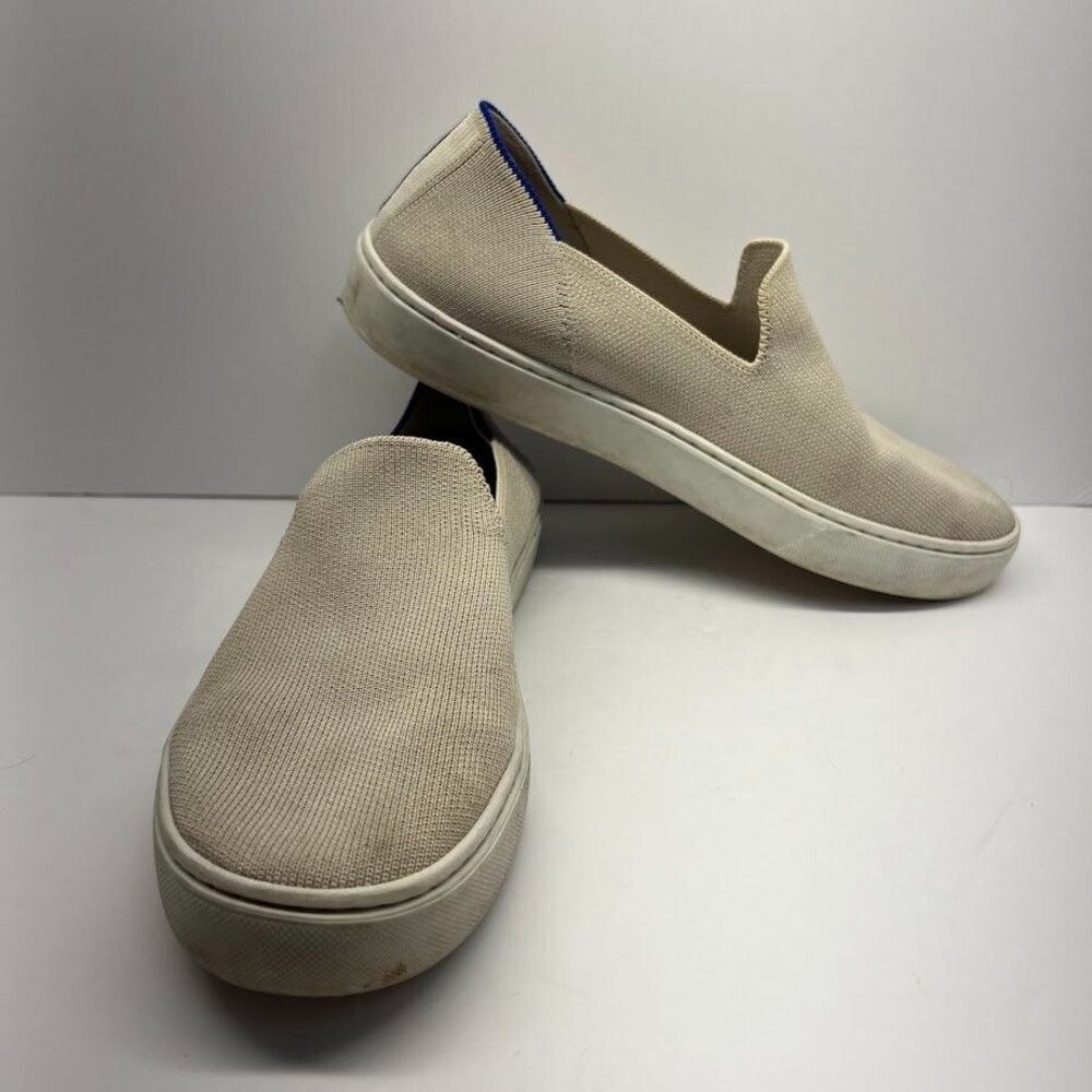 Rothy's The Original Slip On Shoes Sand Beige Comfort Sneaker Women's 8.5‎
